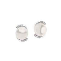 Ohrringe Comete Dame Perle d'amore in Weißgold ORP679